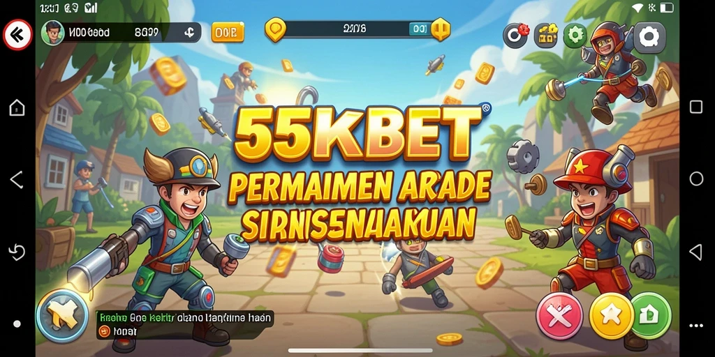 Tampilan menegangkan dari gameplay 55KBET yang penuh warna.