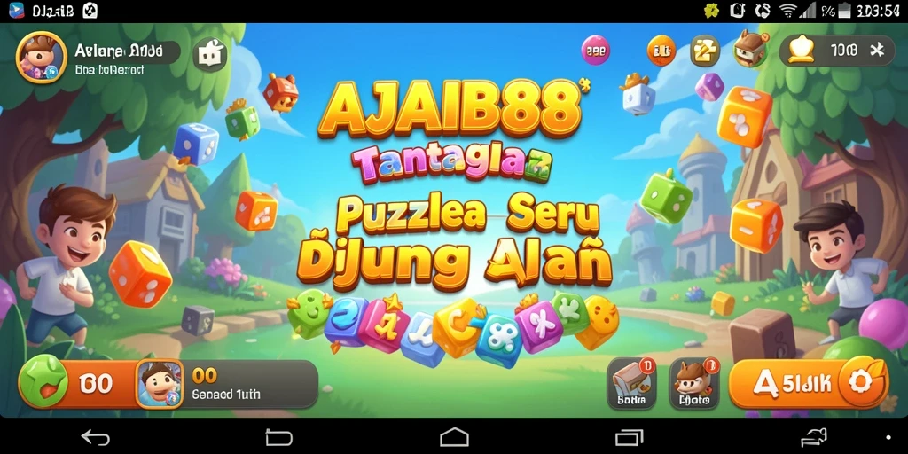 Tampilan gameplay AJAIB88 dengan tantangan puzzle yang menarik.