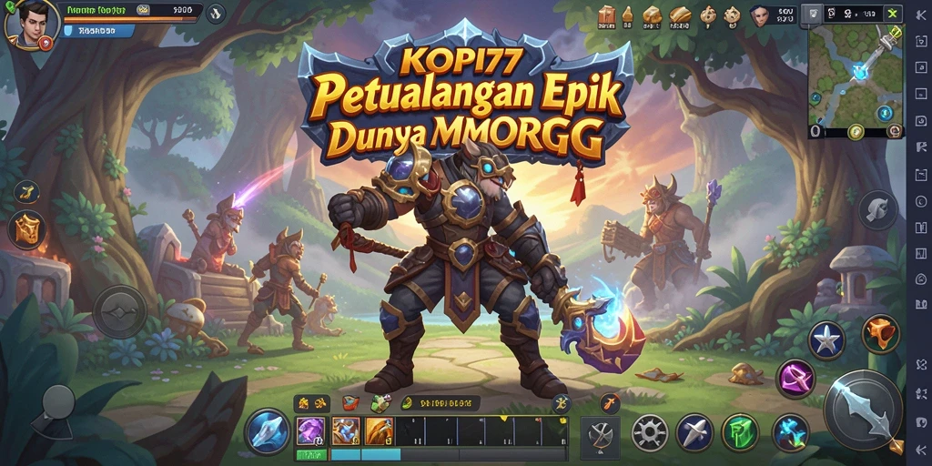 Gameplay menarik dalam KOPI77 yang menampilkan pertarungan epik dan eksplorasi.