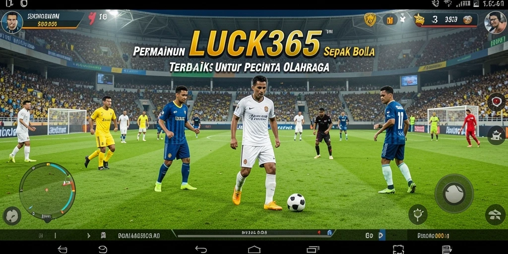 Tampilan permainan sepak bola LUCK365 yang menarik dan interaktif.