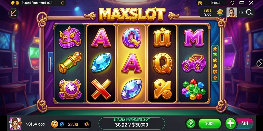 Tampilan gameplay MAXSLOT dengan mesin slot yang beragam dan menarik.