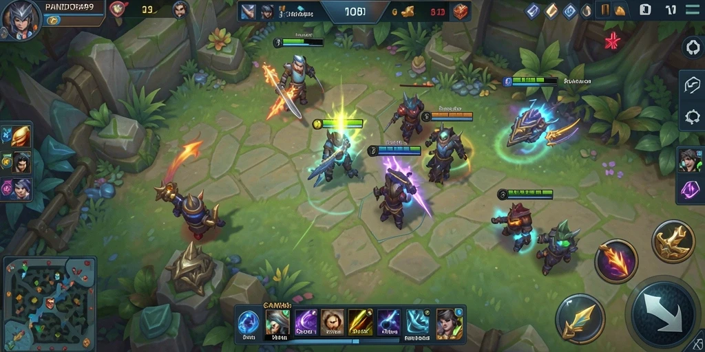 Tampilan menarik dalam gameplay PANDORA99 yang memukau.