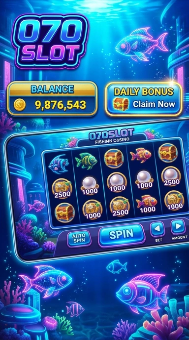 Tampilan antarmuka 070slot yang sederhana dan mudah digunakan.
